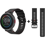 Polar R-13877087-900101216 Часы Vantage V2 Shift отремонтированы Черный Black / Red M-L