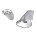 Enrico polipodio 2626801 75-85HP DF 40 цинковый ребристый анод  Silver 60 x 48 mm 