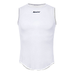 Santini BM002GLLLIEVE-BI-XL Безрукавная базовая футболка Lieve Белая White XL