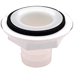 Forespar 108-906024 Round CF253 Сквозная посадка Белая 3/4´´ 