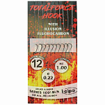 Kolpo 0302018-06 Total Force Fluorocarbon 1001 2 m Колючий Связанный Крючок Silver 6