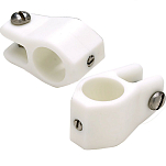 Seachoice 50-76121 Jaw Slide Пластиковый зажим Белая White 19 mm 