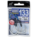 Hayabusa HAYAMEX40850 Assist hook Wide Gap EX408 20 mm  Grey 5/0