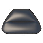 Надувное сиденье в нос лодки (80х47х29 см) (Цвет фурнитуры для лодок Черный) Seat_nos_5