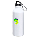 Kruskis MD4049S101K030 Jumping Dorado 800ml Алюминиевая бутылка Бесцветный White