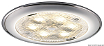 Накладной LED светильник Procion 12/24В 1.2Вт 110/80Лм накладка из нержавеющей стали без выключателя, Osculati 13.441.11