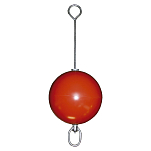 Talamex 79400202 Швартовный буй Pe заполненный длинный Красный Orange 40 x 115 cm 