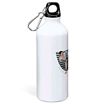 Kruskis MD4049S101C104 Karate Алюминиевая бутылка для воды 800ml Белая White