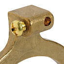 Flush threaded seacock chromed brass 1/2, 17.324.11