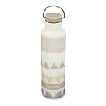 Klean kanteen 1008934 Insulated Classic Бутылка из нержавеющей стали 590ml Петля крышка Белая Salt Flats