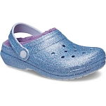 Crocs 207463-4pc-c7 Деревянные башмаки Classic Lined Glitter Toddler Frosted Glitter 35x25x15 EU 23