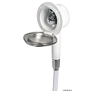 Купить Палубный душ Classic Evo с лейкой Mizar шлангом 2,5м из ПВХ и крышкой из нержавеющей стали вертикального монтажа, Osculati 15.250.73 7ft.ru в интернет магазине Семь Футов