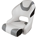 Wise seating 144-33151782 Bolster Ковшеобразное сиденье Баха Серебристый Grey / Black