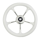 Купить Рулевое колесо Ultraflex V52W 40633U Ø320x73мм рукоятка из белого полиуретана со спицами из нержавеющей стали 7ft.ru в интернет магазине Семь Футов