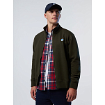 North sails 691256-0440-S Толстовка на молнии Logo  Forest Green S