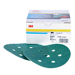 3M 448154 Hookit 245 P60 7T Шлифовальный диск 50 единицы Бесцветный Grey 150 mm