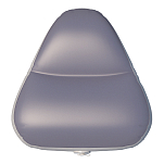 Надувное сиденье в нос лодки (49х52х30 см) (Цвет фурнитуры для лодок Серый) Seat_nos_1