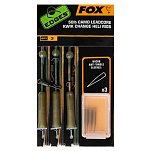Fox international CAC755 Edges Camo Leadcore Kwik Change Heli Rigs Линия Зеленый Khaki