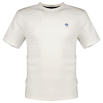 North sails 692970-0101-XXL Футболка с коротким рукавом Basic Bollo Бежевый White 2XL