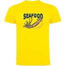 Купить Kruskis CA65500503C068 Футболка с коротким рукавом Seafood Squid Желтый Yellow 2XL 7ft.ru в интернет магазине Семь Футов