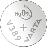Varta 38575 1 Watch V 389 Аккумуляторы с высоким разрядом Серебристый Silver