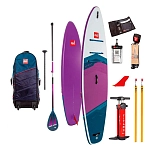 red 001-012-002-0069 Надувной комплект для падлбординга 2023 Sport Hybrid Tough 11´3´´ Purple / White 75x40x35 342.9 cm