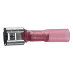 Euromarine 001227 Термоусадочные чехлы с гнездовым зажимом Terminal 4 единицы Red 6.3 mm