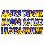 Trac outdoors 328-YEPUG200 Series 200 Регистрационное письмо Многоцветный Yellow / Purple