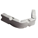 Купить Majoni m54558 Гибкое крыло White 100x12x20 100 x 12 x 7 cm 7ft.ru в интернет магазине Семь Футов