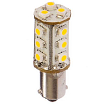 Nauticled Ba9s-C75-WW Mini Tower 15 LED Серебристый  with Bayonet Base