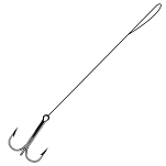 Asari ATR-6 Treble With Steel Leader Крюк Серебристый Nickel (3 pcs) 6 
