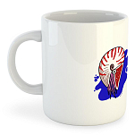 Kruskis 42611K011 Nautilus Кружка 325ml Белая  White 325 ml (11 oz) 