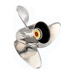 Solas 496-522110011 Трехлопастной винт нержавеющая сталь Saturn Mercury RH Серебристый Silver 254 x 279.40 mm