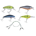Kamasaki 83011201 Natural Wobbler Комплект Минноу  Multicolour