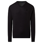North sails 699774-0999-M Свитер с V-образным вырезом 12Gg Черный Black M