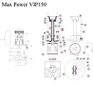 Купить Винтовой привод с гайкой Max Power 312165 для ПУ VIP 150 7ft.ru в интернет магазине Семь Футов