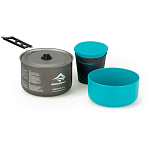 Sea to summit APOTACKSET1.1 Alpha Готовить 1.1 установленный Зеленый Peaceful Blue / Grey