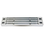 Tecnoseal 2626455A Yamaha 200-300HP Алюминиевый стержень Анод  Silver 180 x 45 x 15 mm 