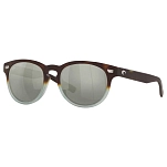 Costa 06S2007-20071154 Зеркальные поляризованные солнцезащитные очки Del Mar Золотистый Matte Tide Pool Gray Silver Mirror 580G/CAT3