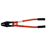 Euromarine 000946 Нержавеющая сталь Cable Обжимной пинцет Серебристый Black / Red 1.5-55 mm