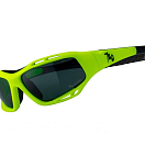 STINGRAY / Matte Neon Lime Yellow / Polarized Smoke