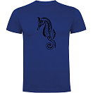Купить Kruskis CA65500505K211 Футболка с коротким рукавом Seahorse Tribal Голубой Royal Blue 2XL 7ft.ru в интернет магазине Семь Футов