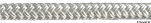 Сверхпрочный трос двойного плетения из белого полиэстера 100 м диаметр 18 мм, Osculati 06.467.18