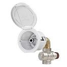 Купить Plastimo 69147 Flexible Крышка Впускное отверстие для воды Круглый коленчатый соединитель White 13.5 x 9.6 x 7 cm 7ft.ru в интернет магазине Семь Футов