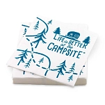 Camco 17-53375 салфетка Map Design  White / Blue