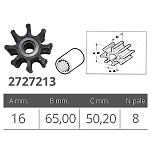 Jabsco 6-9200001P  920-0001 Оригинальное рабочее колесо Серебристый Black 16 x 65 x 50.2 mm