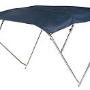 4-arc bimini high AISI316 180/190 cm blue navy, 46.921.21