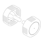 Simrad 000-00138-001 Bracket Knobs for NSW Белая  NSE 