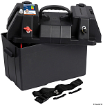 Аккумуляторный ящик с герметичной розеткой и гнездом USB 105 А·ч 421x245x309 мм, Osculati 14.547.02