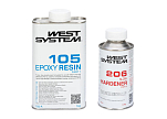 WEST SYSTEM 105/206A-INONE Harz 105 и langsamer Härter 206 / 1,2 кг / комплект поставки